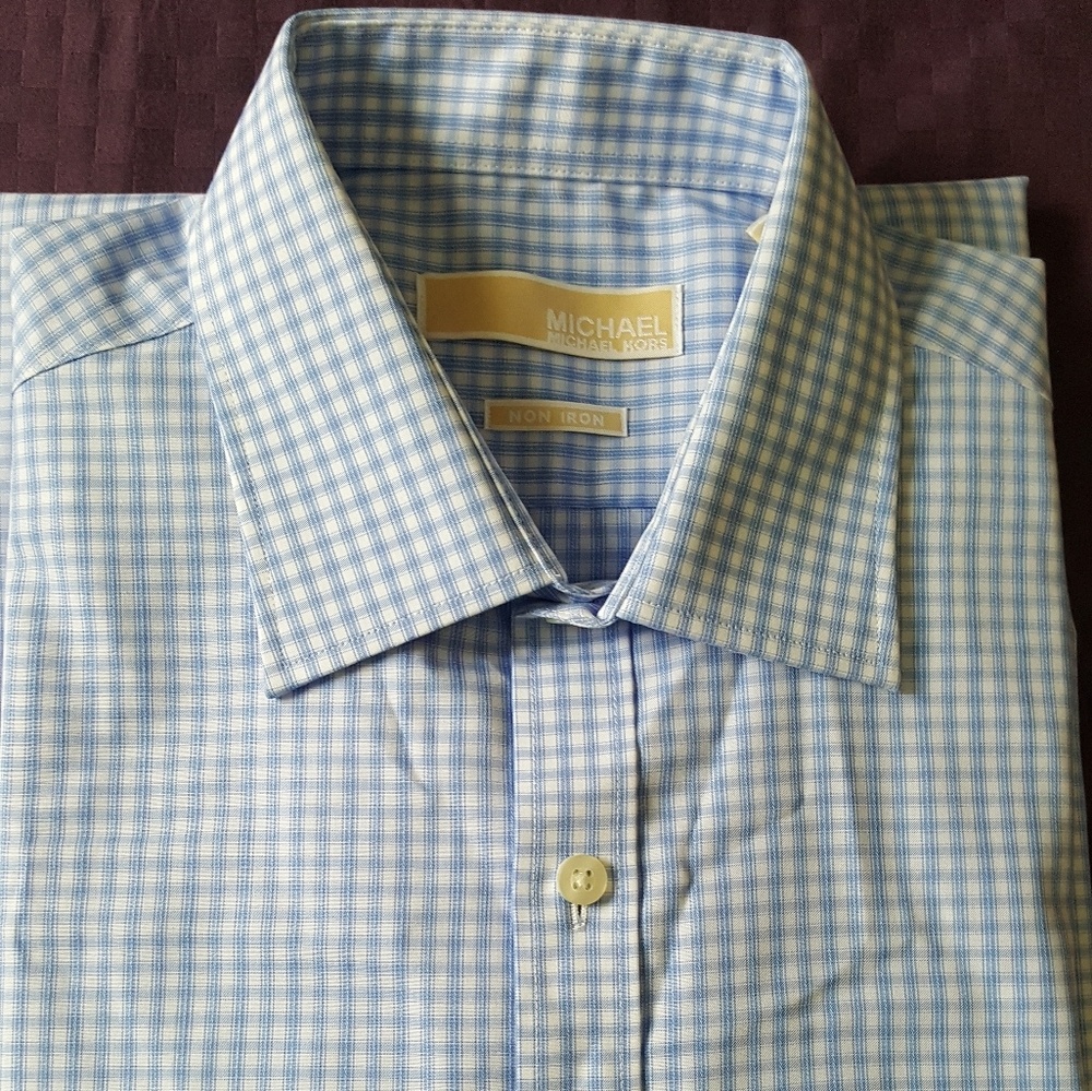 NWT Michael Kors Regular Fit Dress Shirt 15.5-32/3